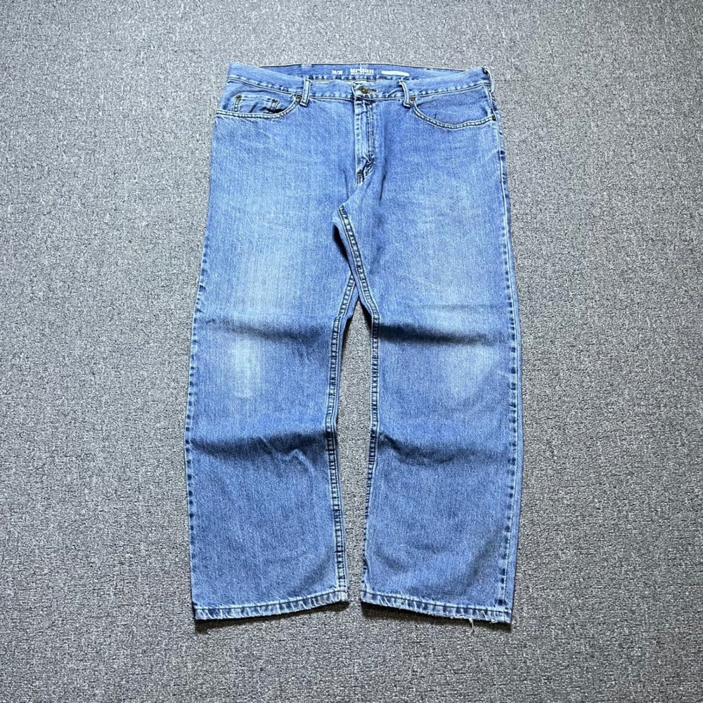 Urban Pipeline Regular Fit Jeans 38/30 Blue Denim Straight Leg Mens Casual - Picture 2 of 13